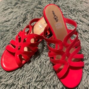 East 5th Coral Sandals